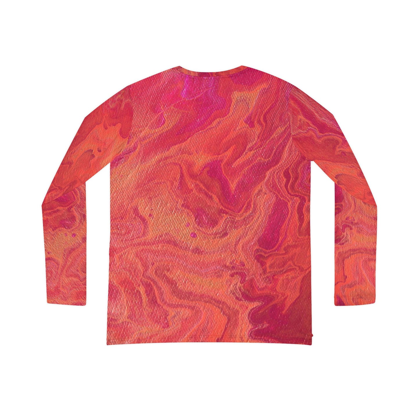 Women's Long Sleeve V-neck Shirt - Sunset Clouds