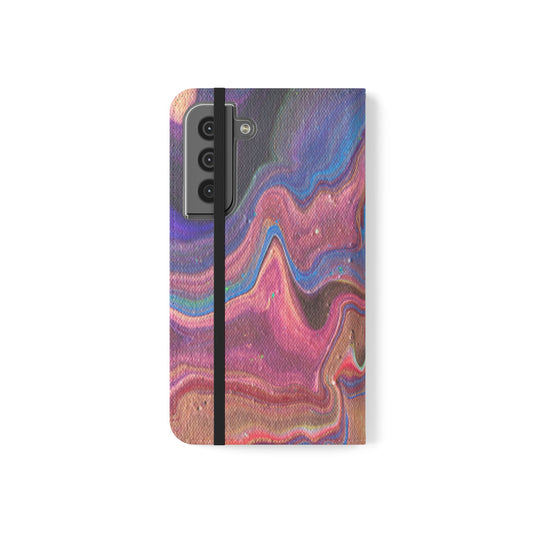 Mystic Currents Flip Phone Case for iPhone 11 – 16 Pro, Samsung 21 – 22 Series