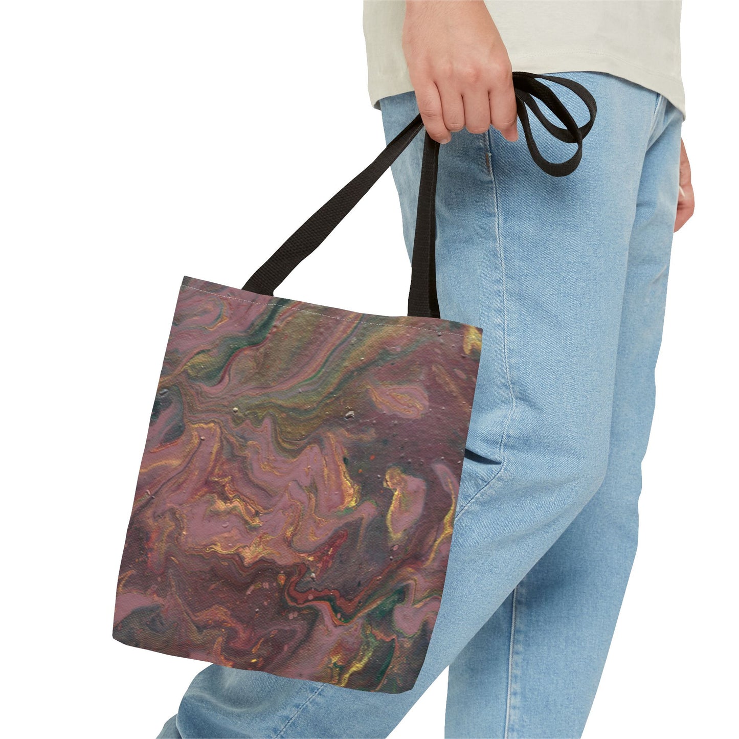 Flowing Floral Tote Bag