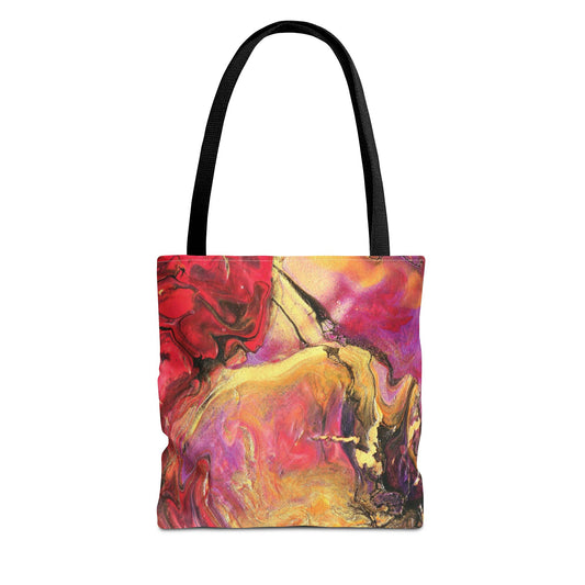 Tote Bag - Royal Flow Fluid Art Inspired