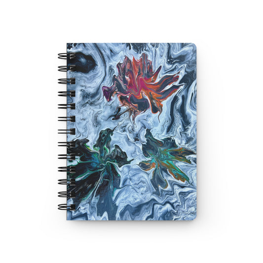 Spiral Bound Notebook with Inside Cover Artwork - Symphony of Colors