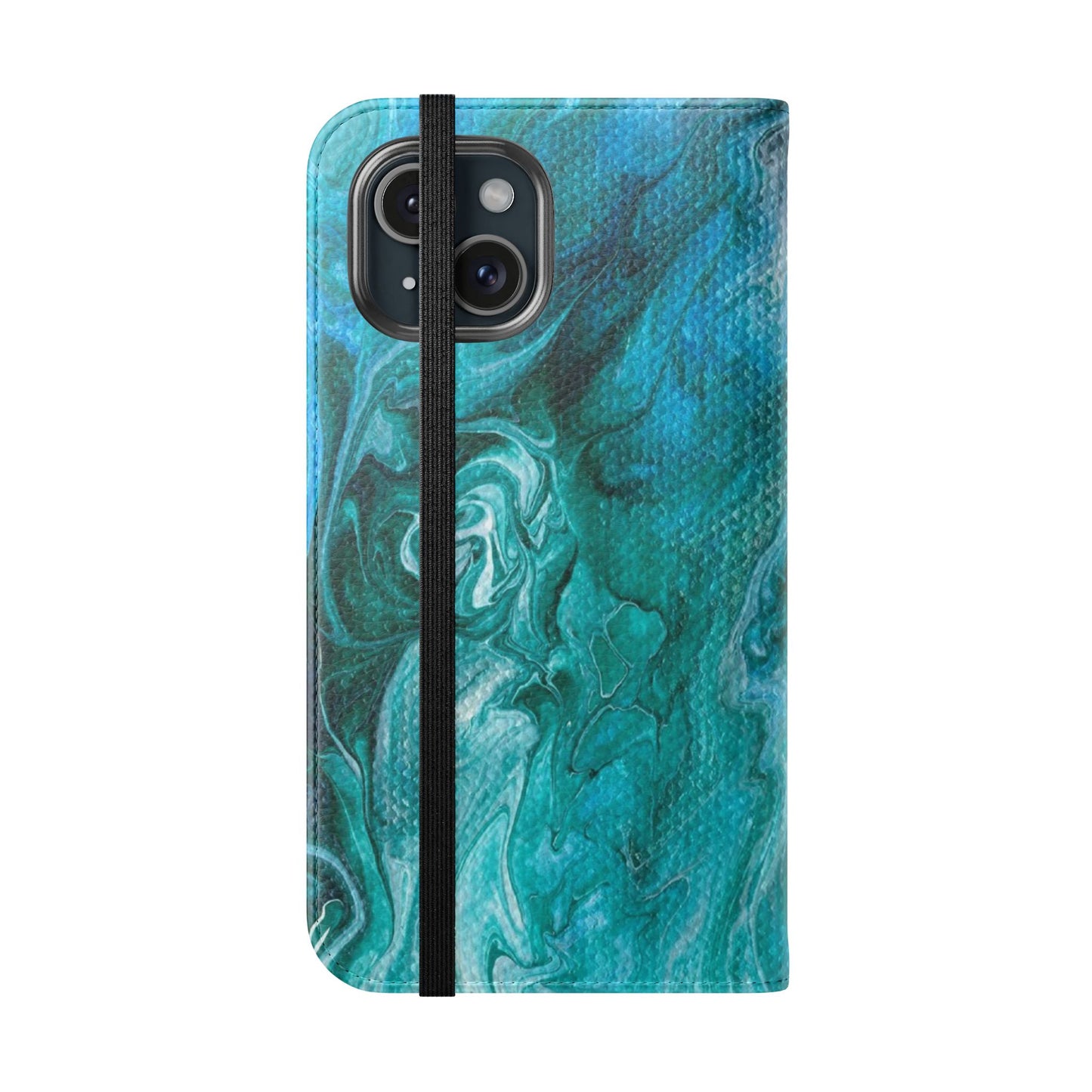 Ocean Waves Flip Phone Case for iPhone 11 – 16 Pro, Samsung 21 – 22 Series