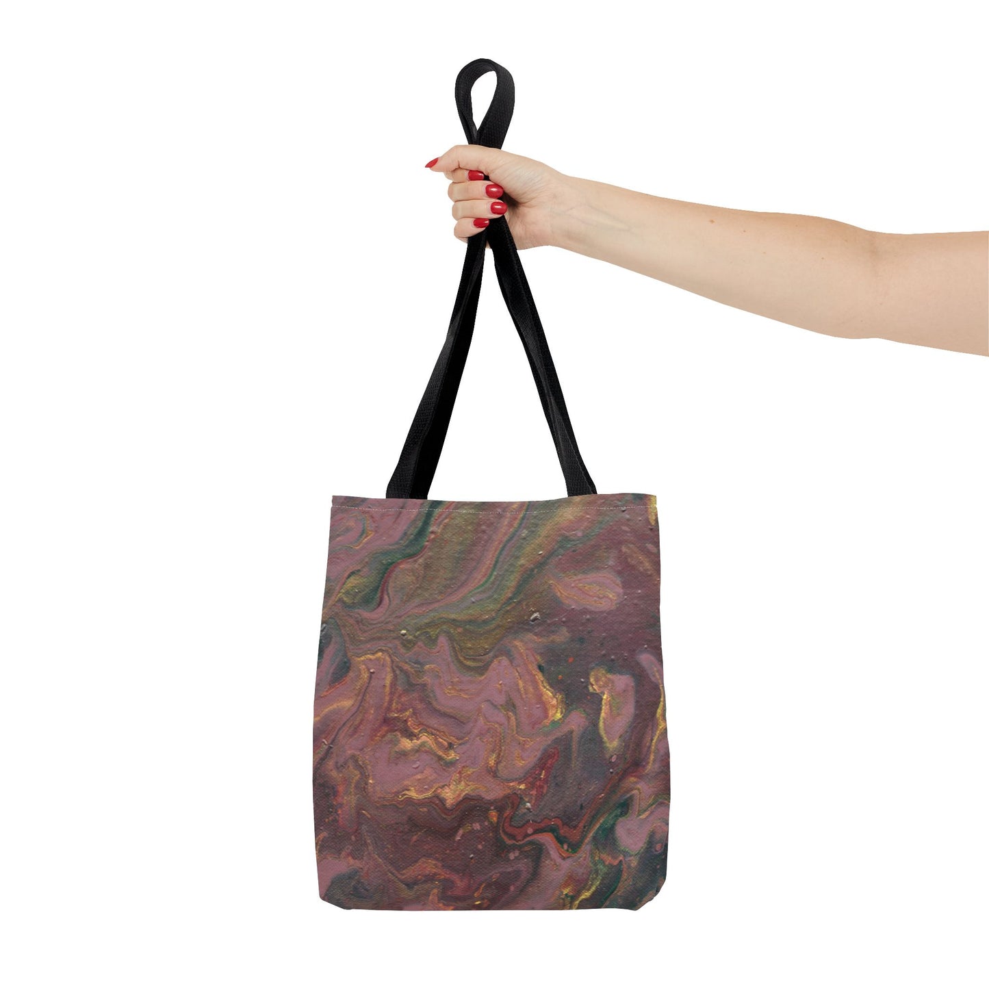 Flowing Floral Tote Bag