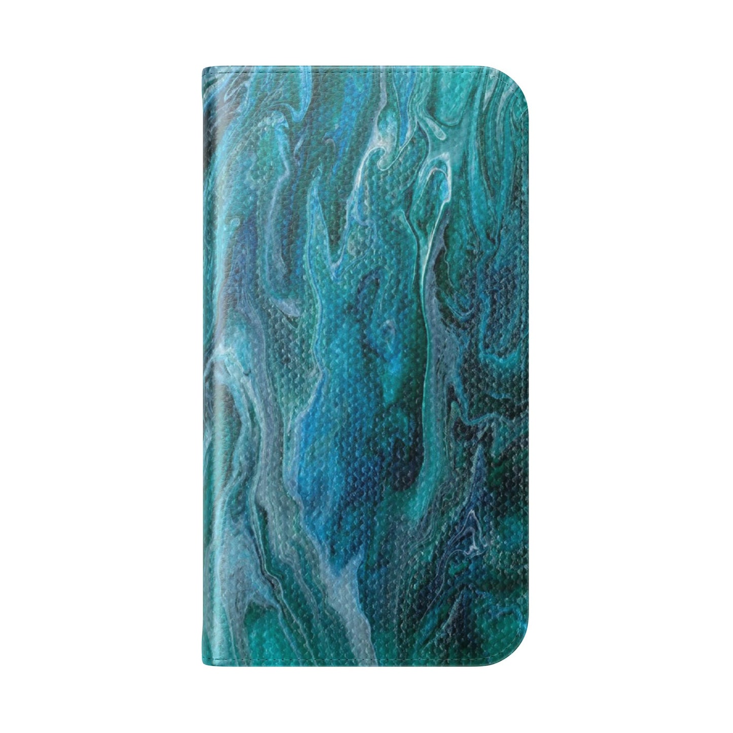 Ocean Waves Flip Phone Case for iPhone 11 – 16 Pro, Samsung 21 – 22 Series