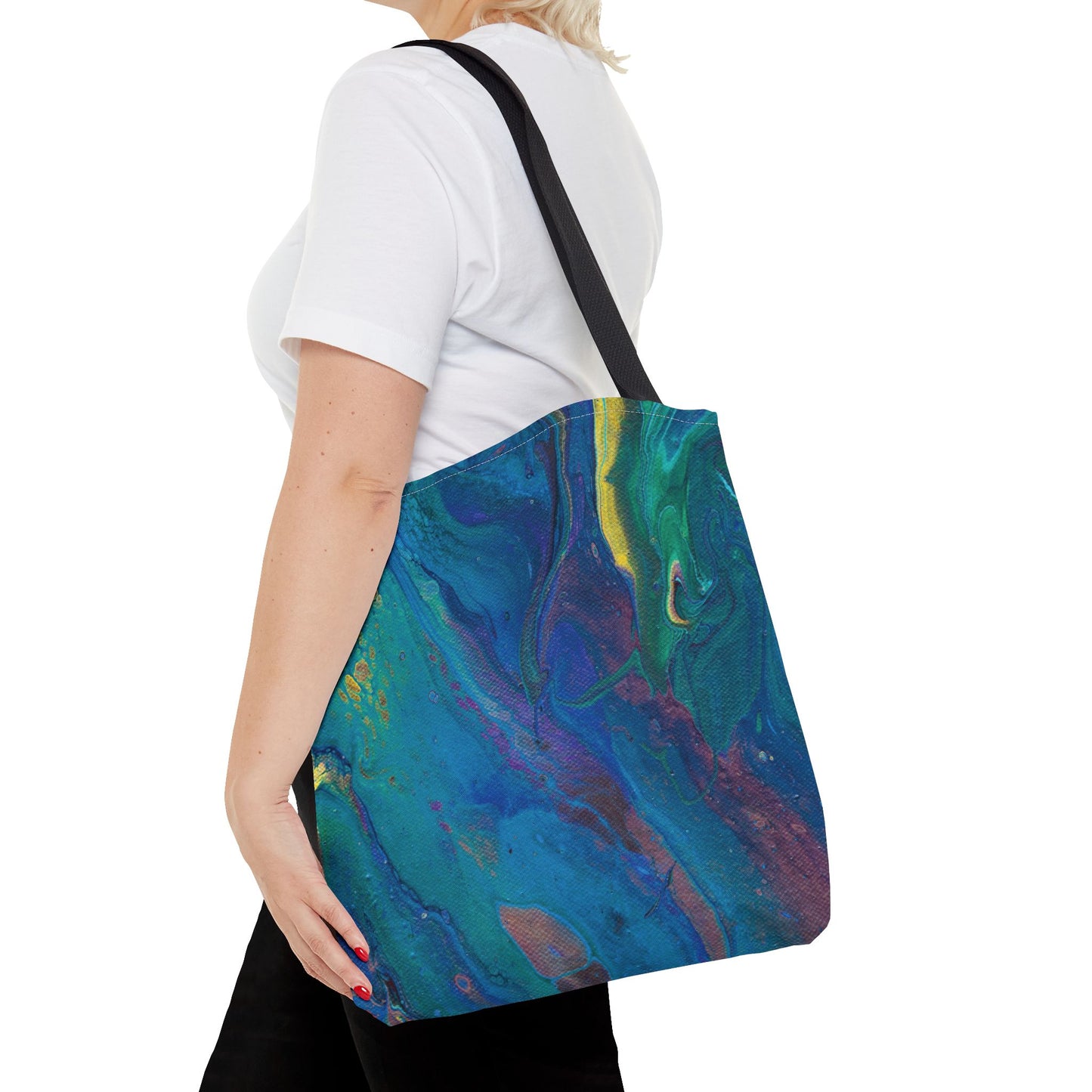 Tote Bag - Peacock Swirls